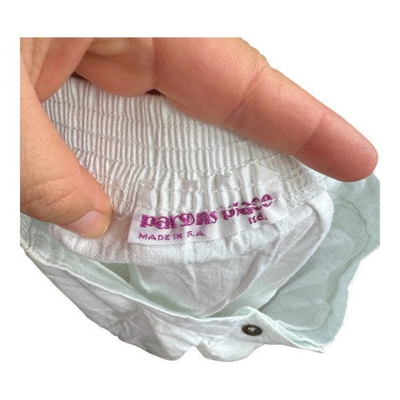 VTG 60s USA Made Bohemian /beach lightweight‎ Maxi skirt in white size medium - Picture 5 of 8